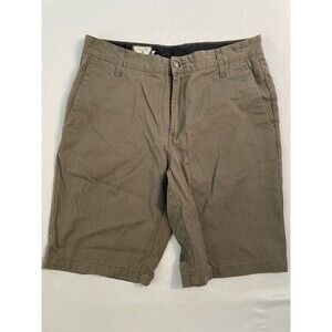Volcom Shorts Men Size 32 Brown Chino Skater Skateboard Rad